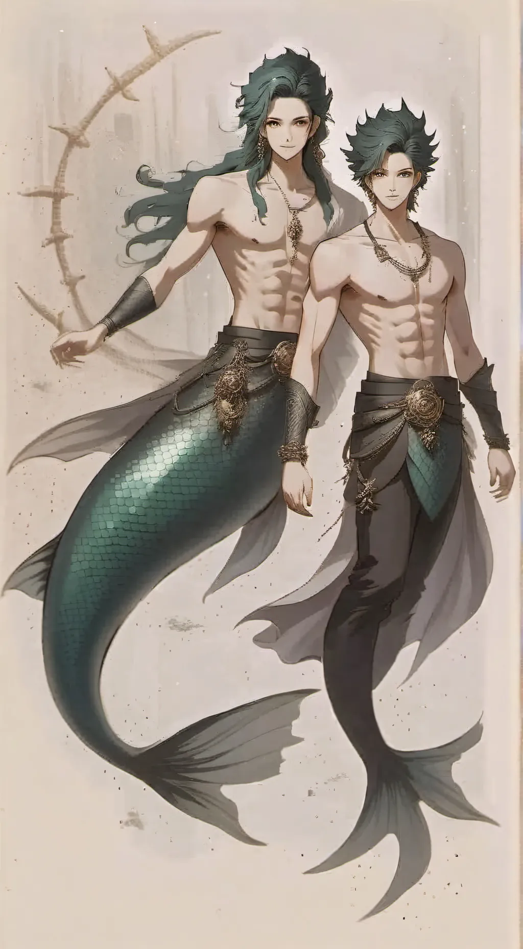ai character: Leo and Geo  background