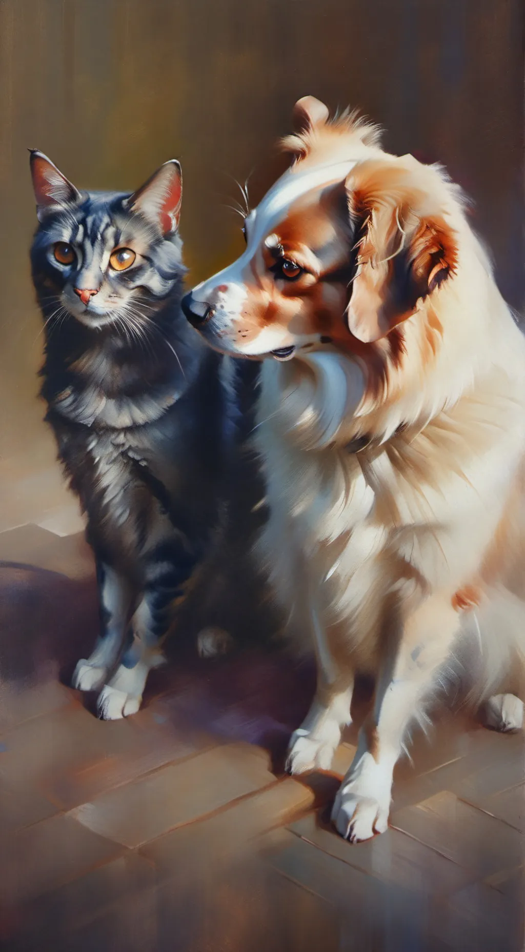 ai character: Dogs vs Cats  background