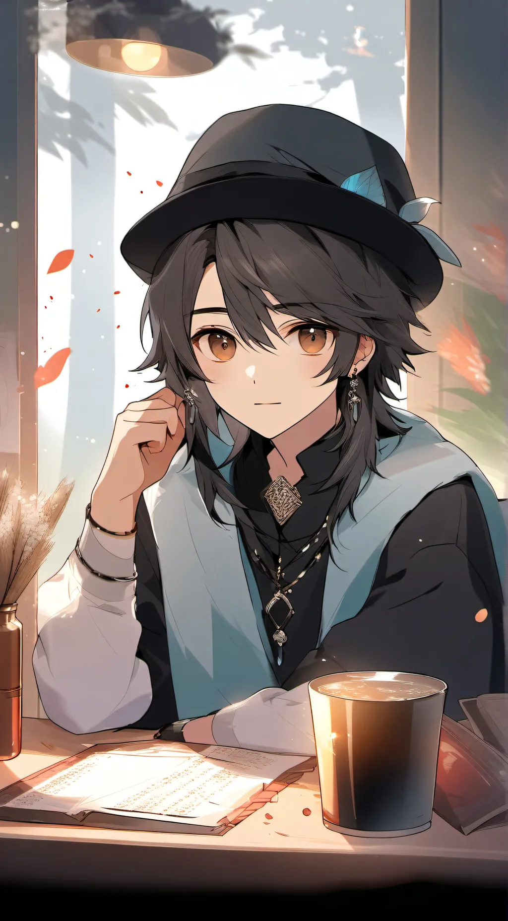 ai character: lucas background