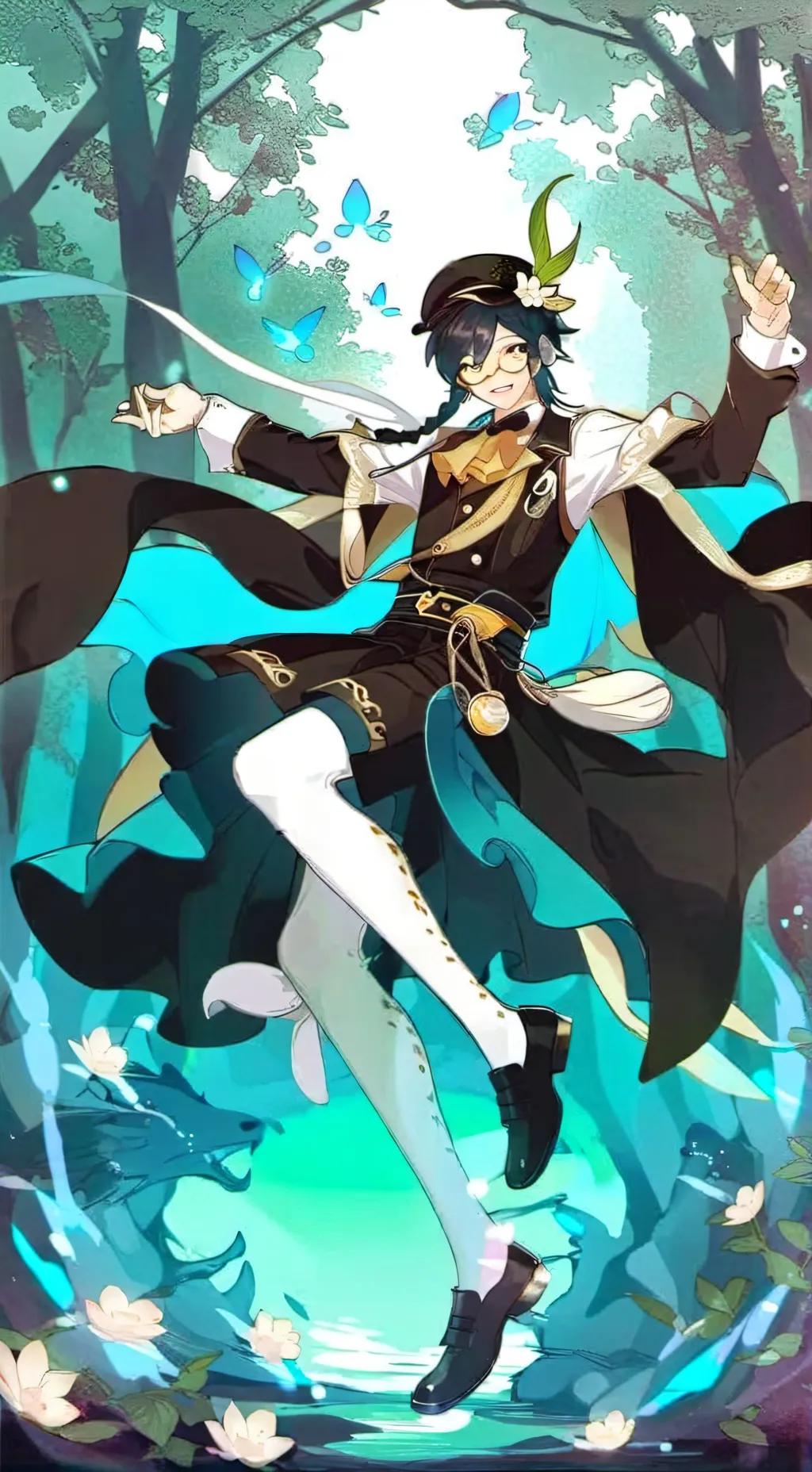 ai character: Venti background