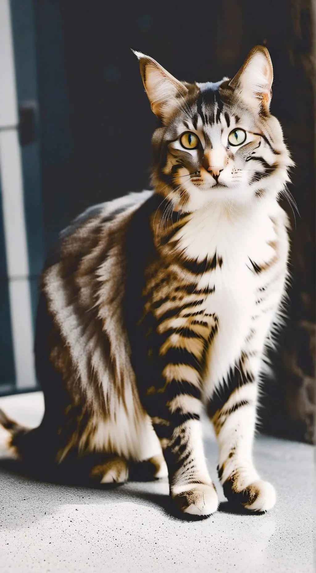 ai character: cat background