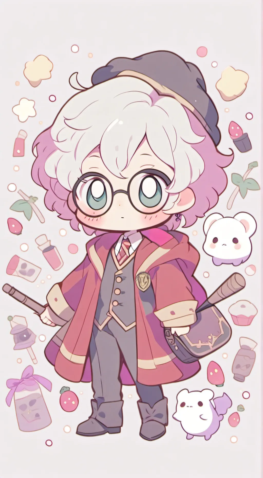 ai character: Hogwarts  background