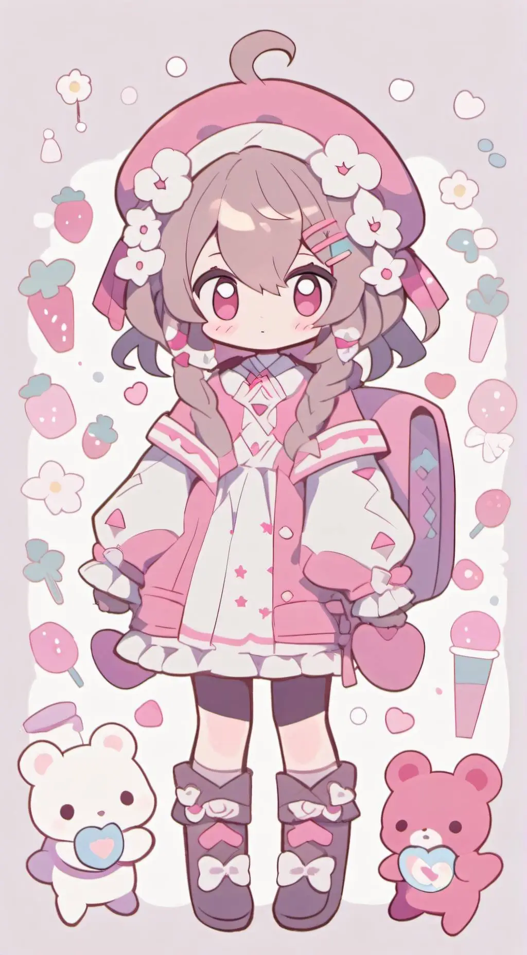 ai character: Hanakatsuriichi 2 background