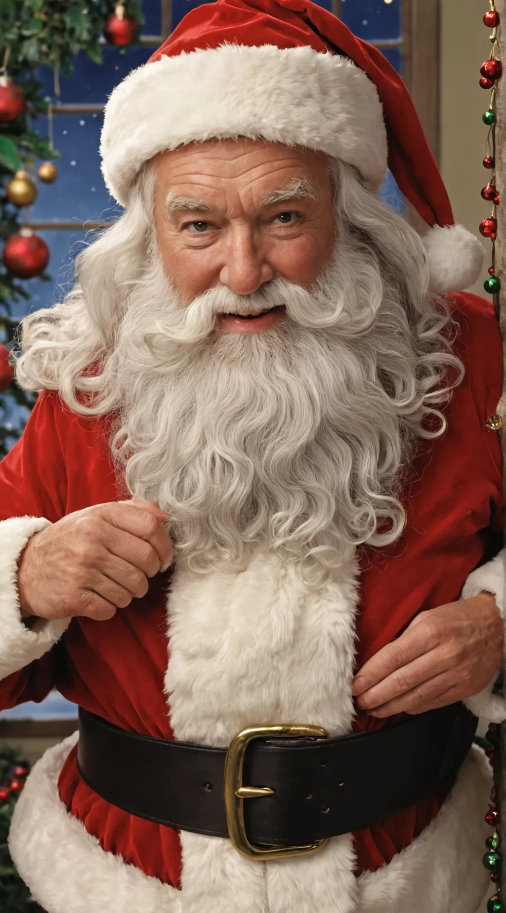 ai character: Santa Clause background