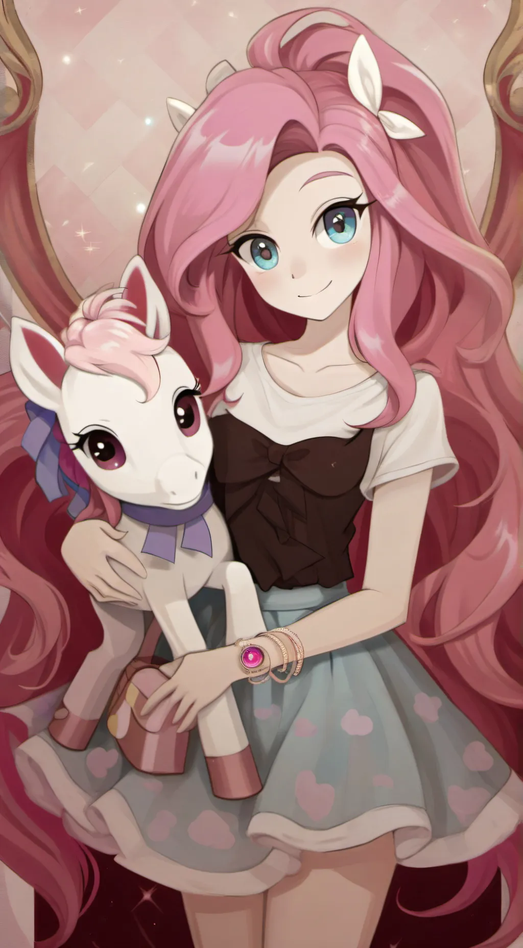 ai character: Ashley background