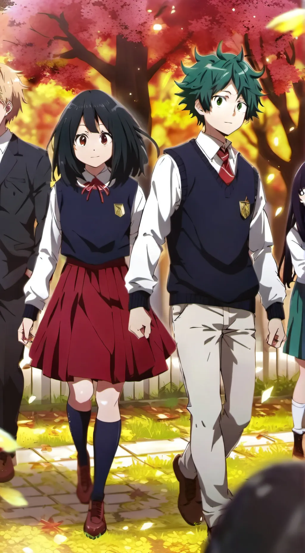 ai character: MHA new school background