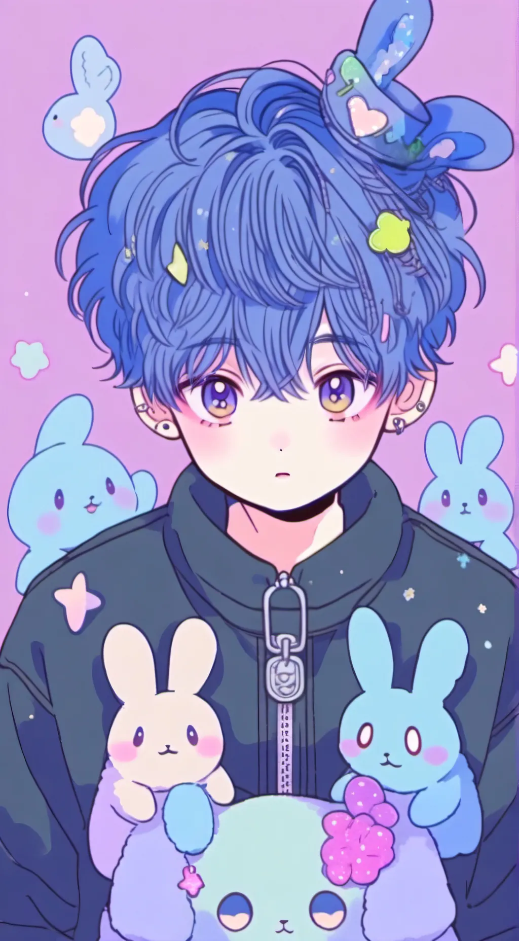 ai character: Christmas mha background