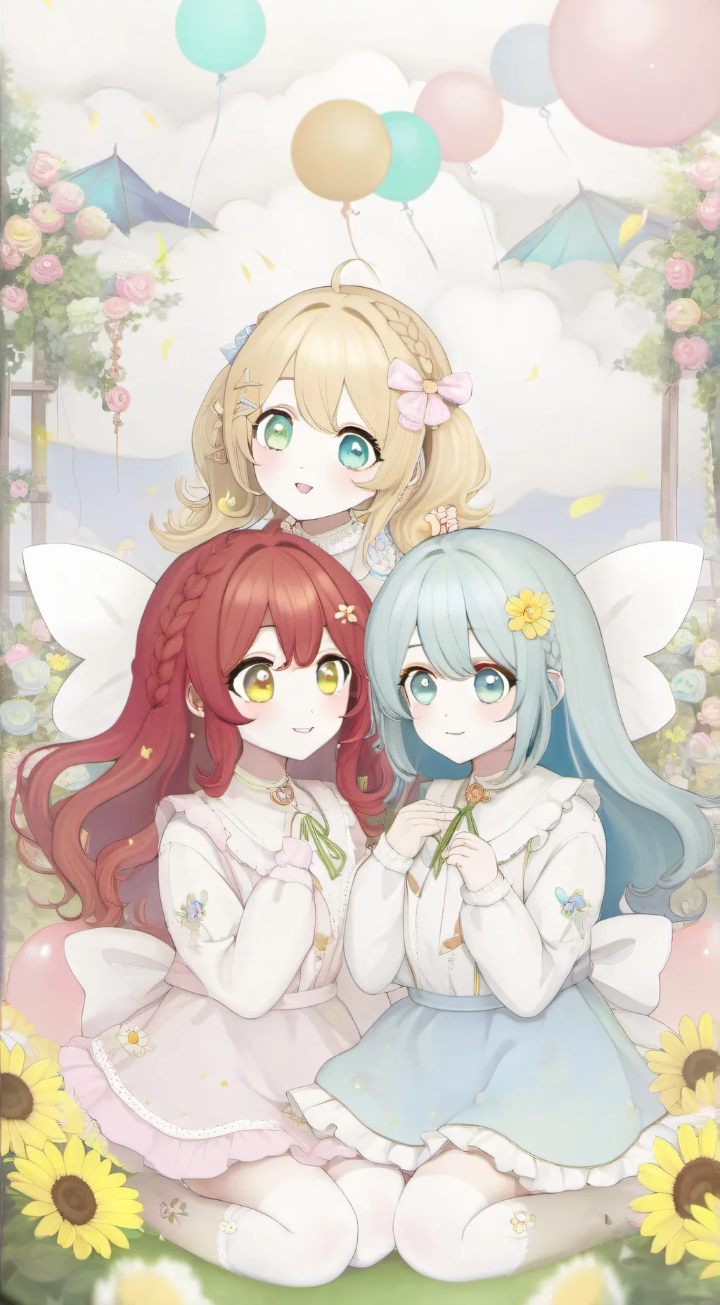 ai character: Triple baka SCHOOL background