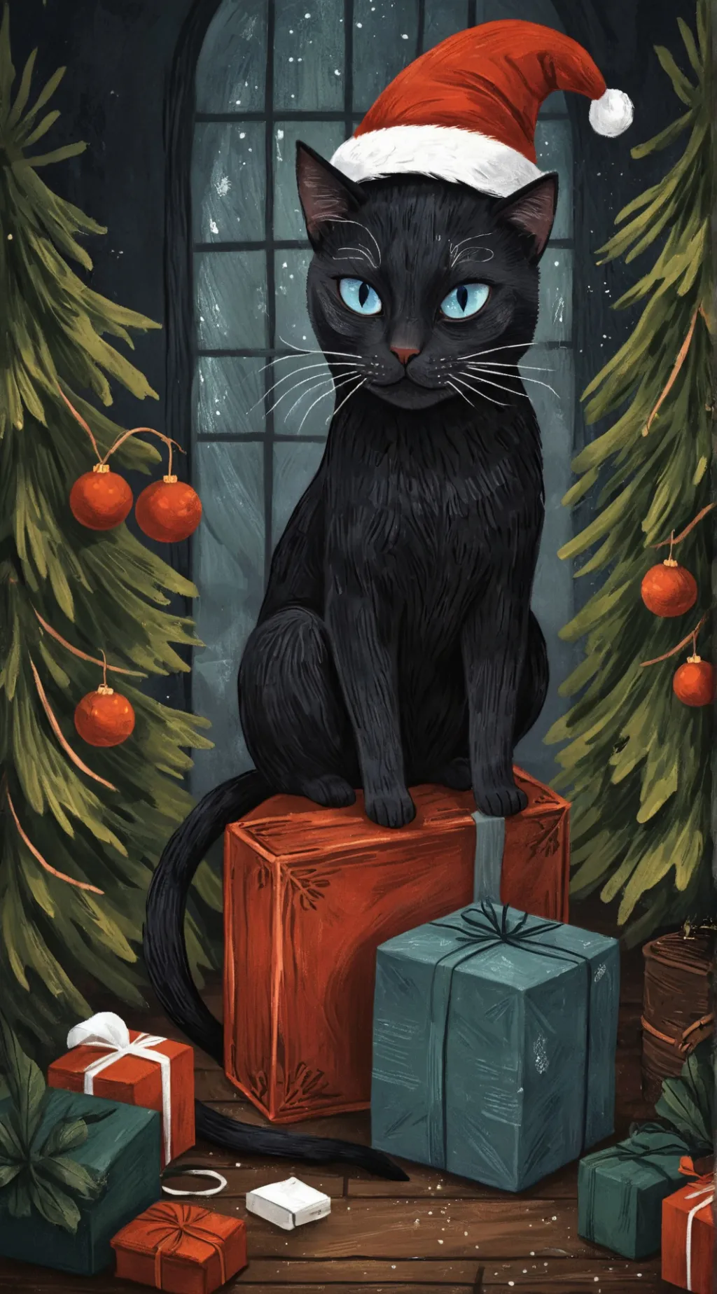 Talkie AI - Chat with santa cat