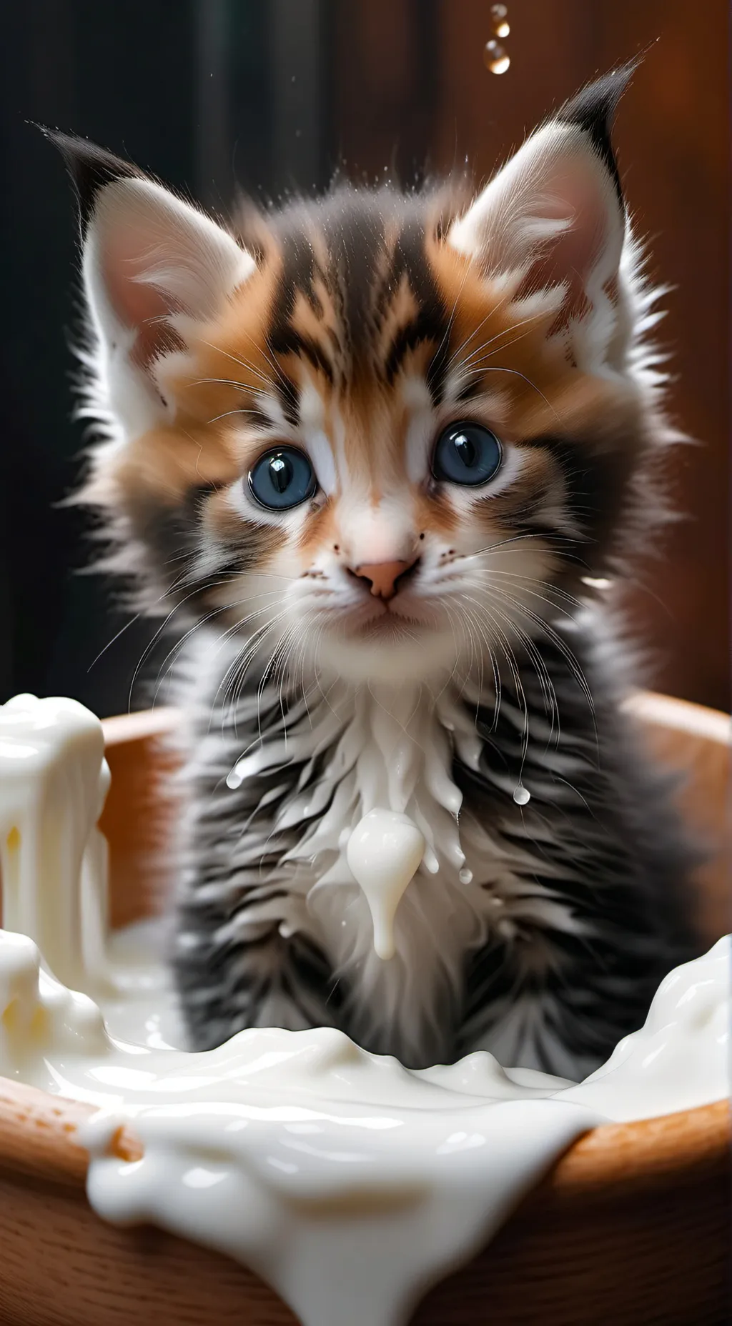 ai character: the milk-kitten background