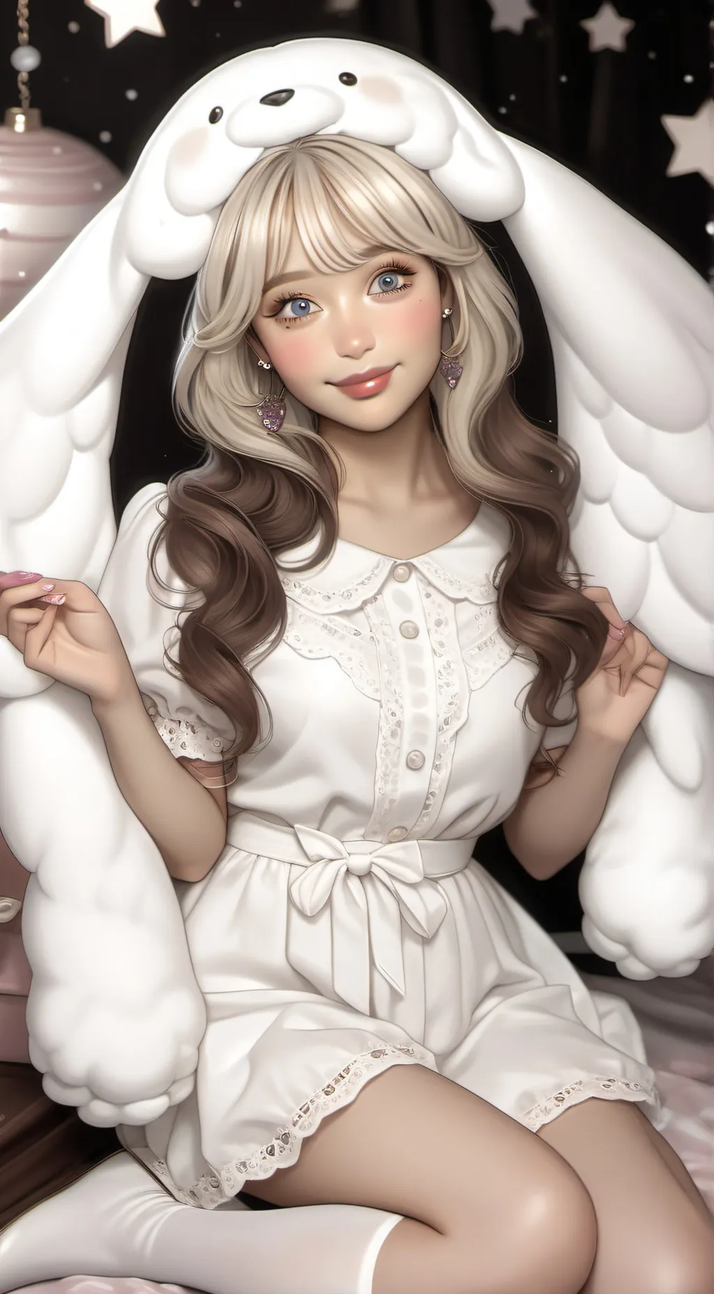ai character: sabrina carpenter  background