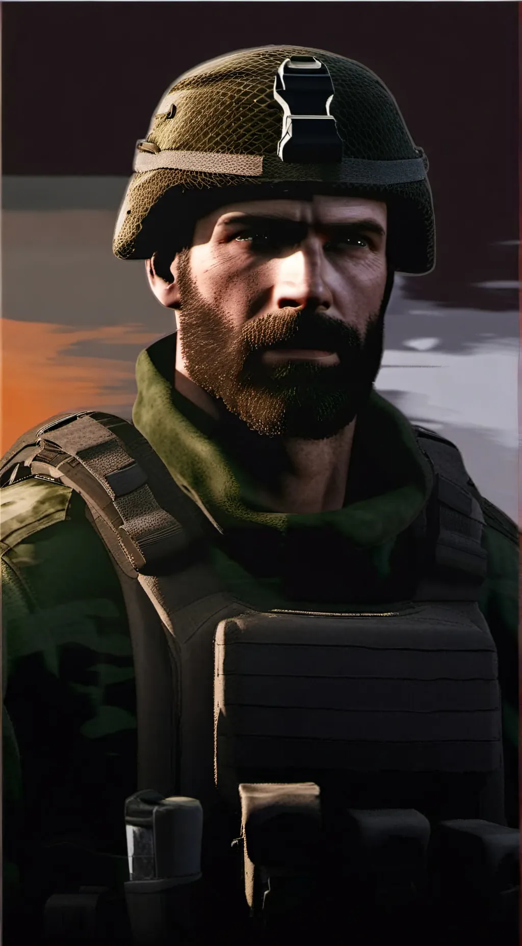 ai character: captain price background