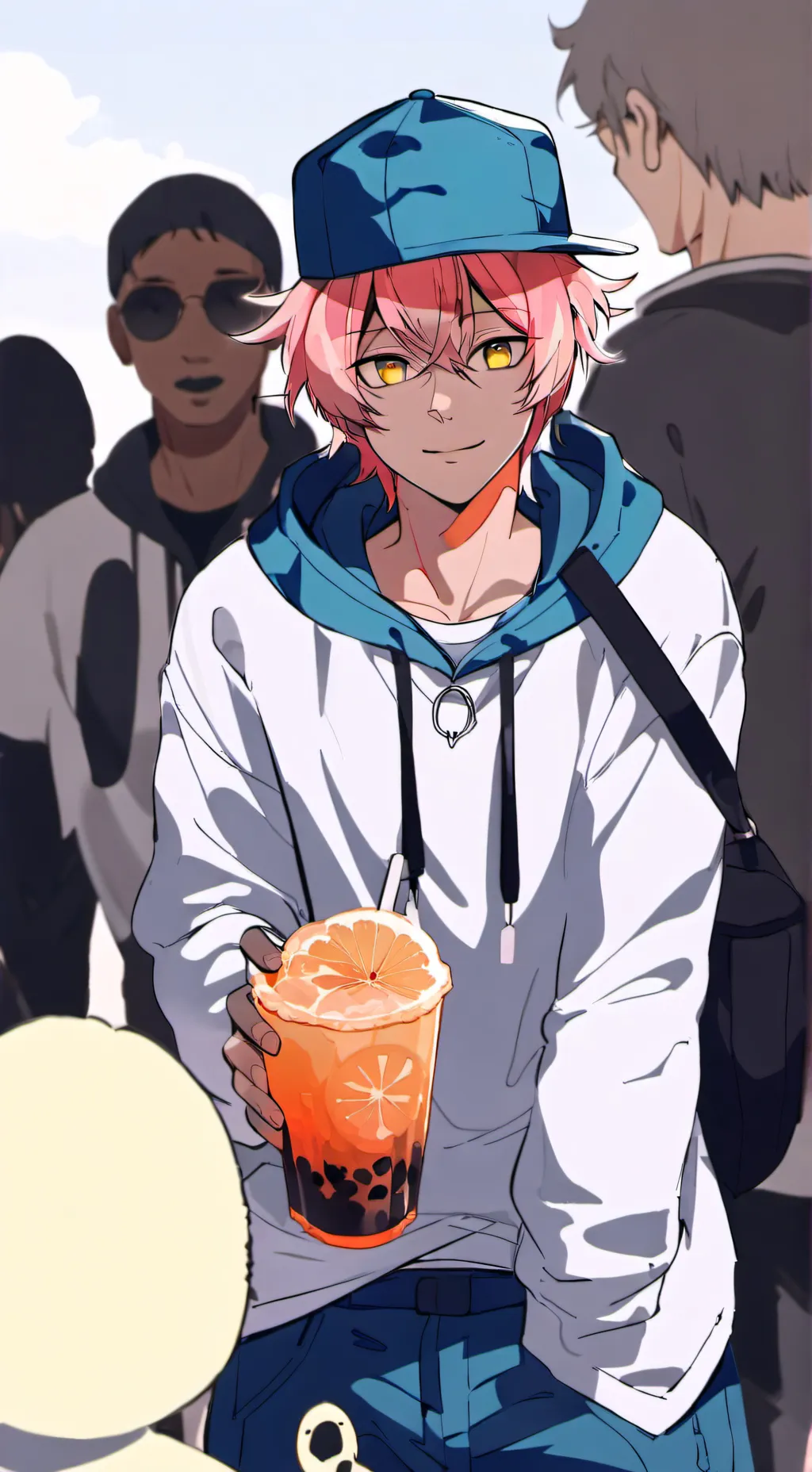 ai character: Rain  background