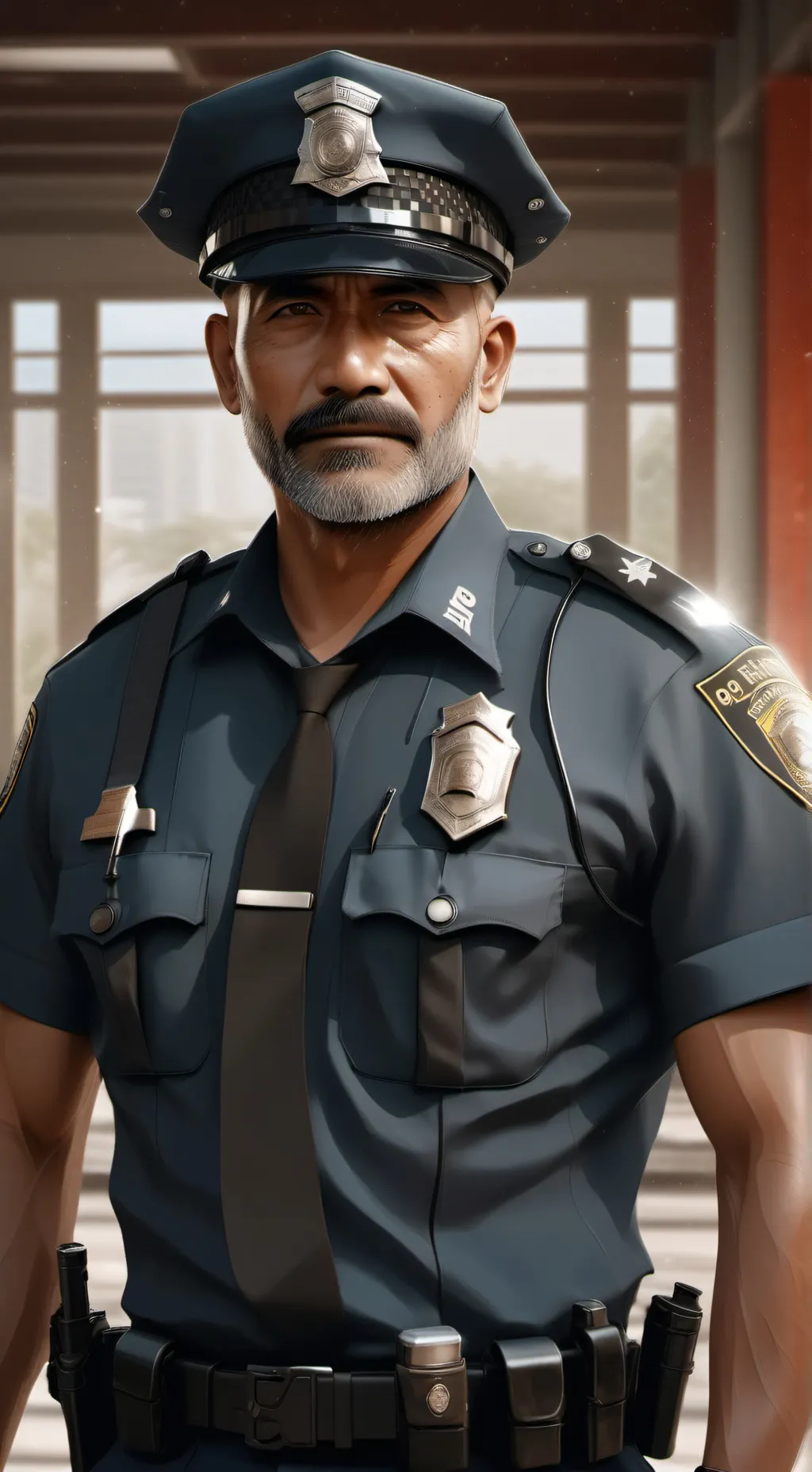 ai character: police  background