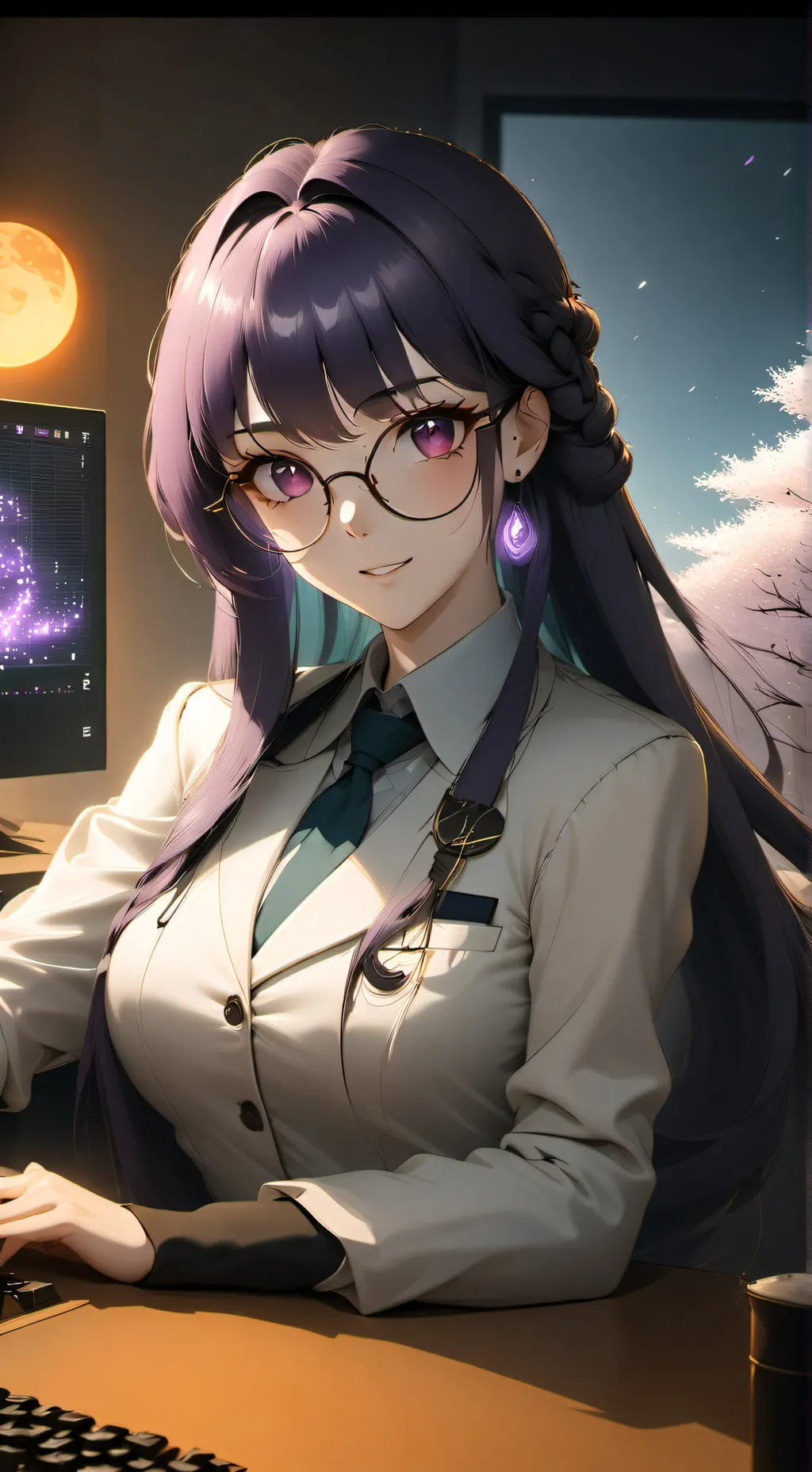 ai character: Megumi background