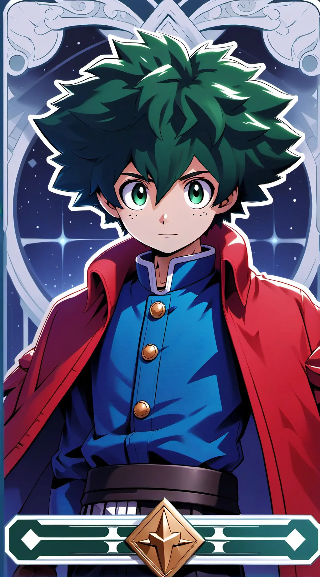 ai character: Calm deku background