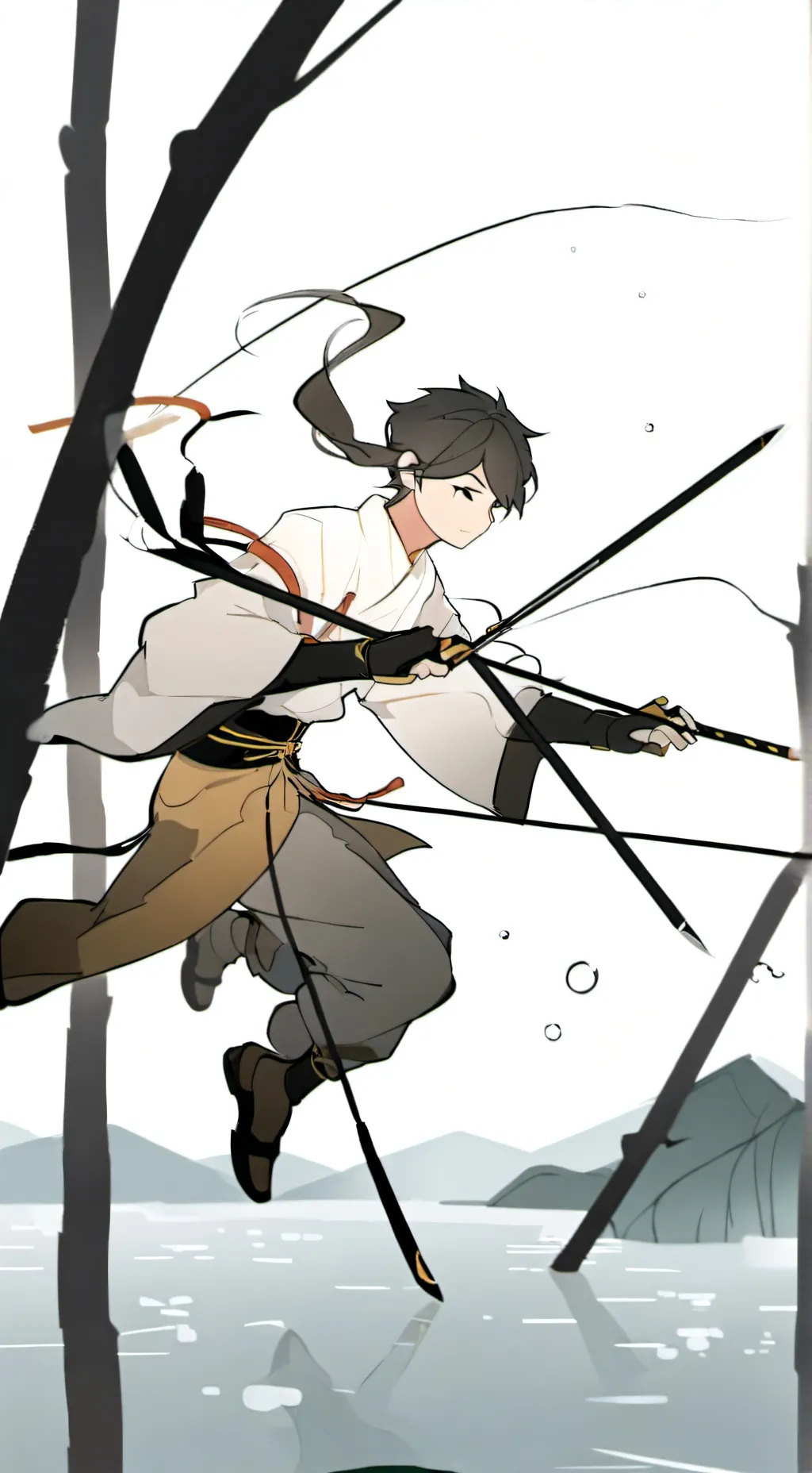 ai character: OMORI background