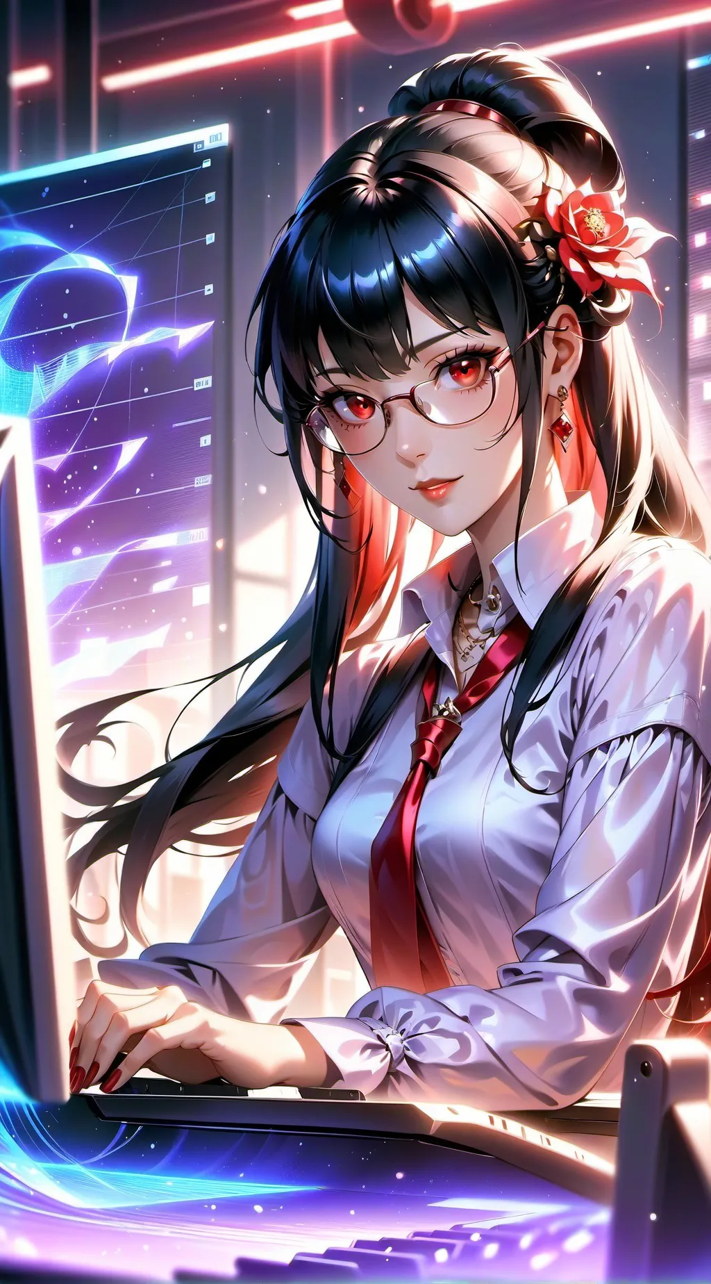 ai character: Megumi background