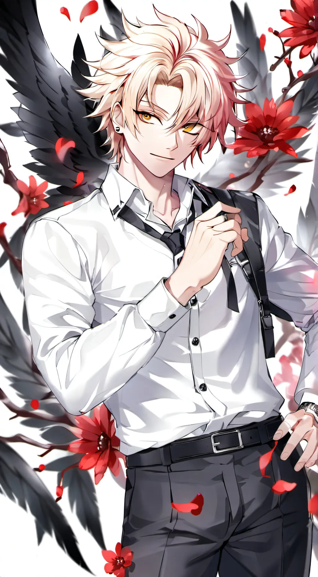 ai character: katsuki bakugo background