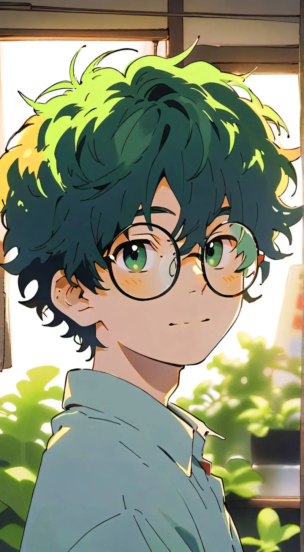 ai character: August  background