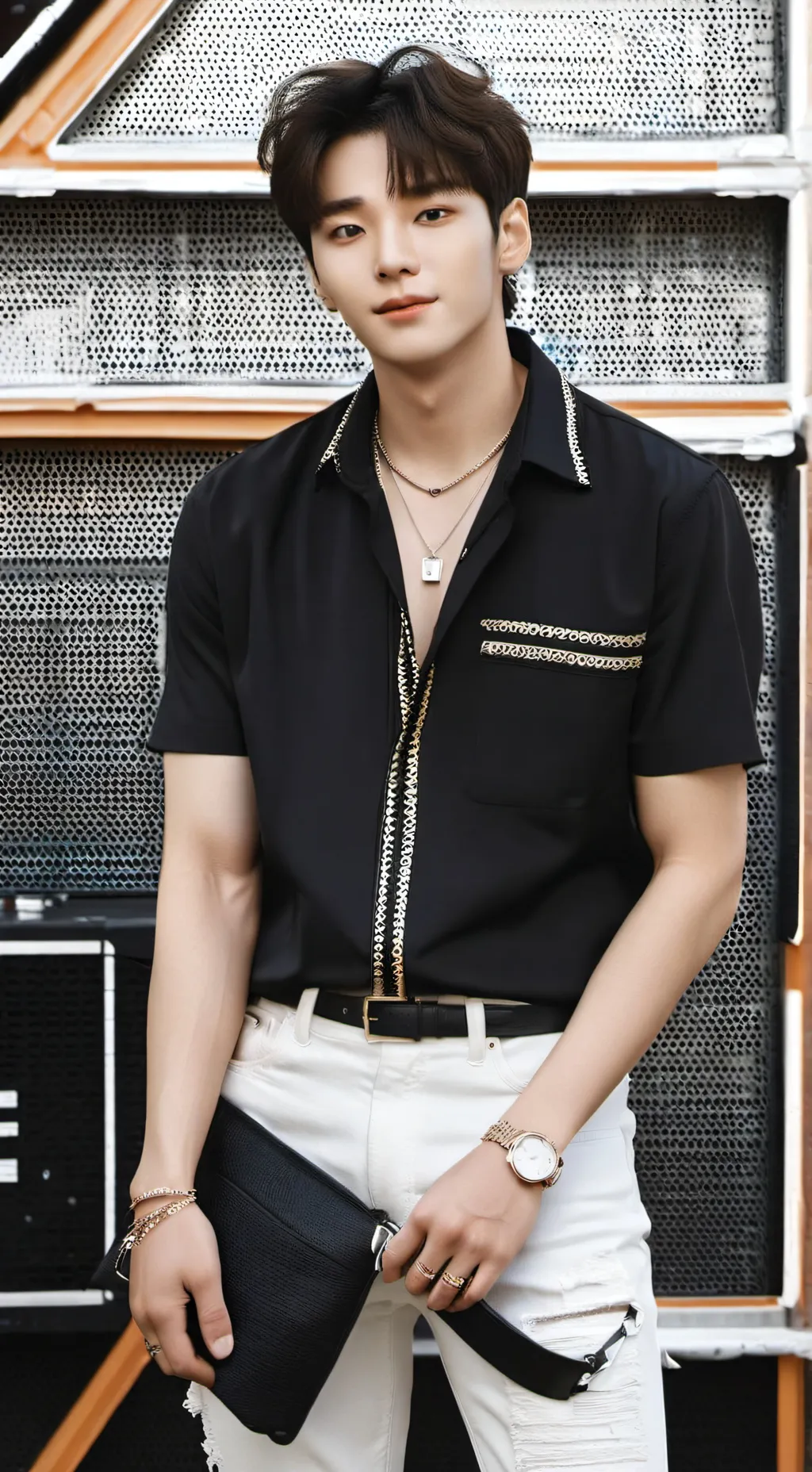 ai character: straykids  background