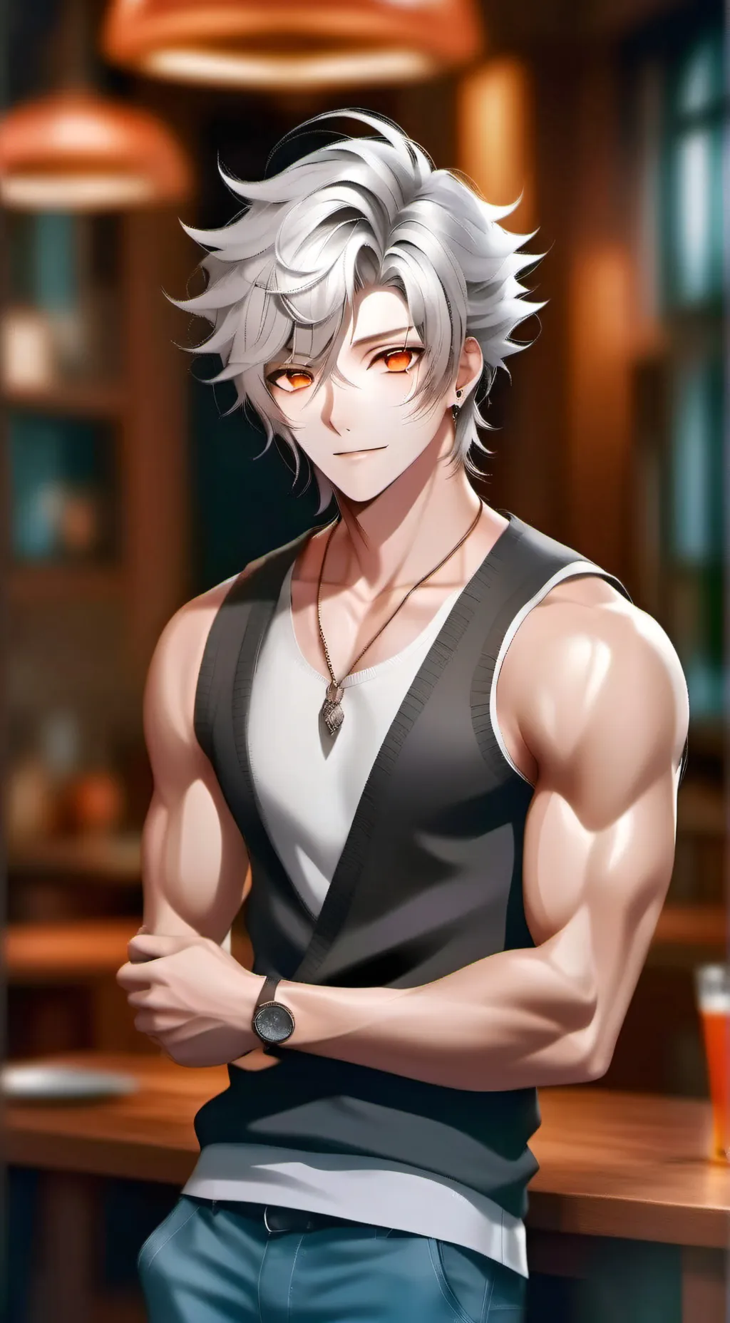ai character: ~Fredwick~ background