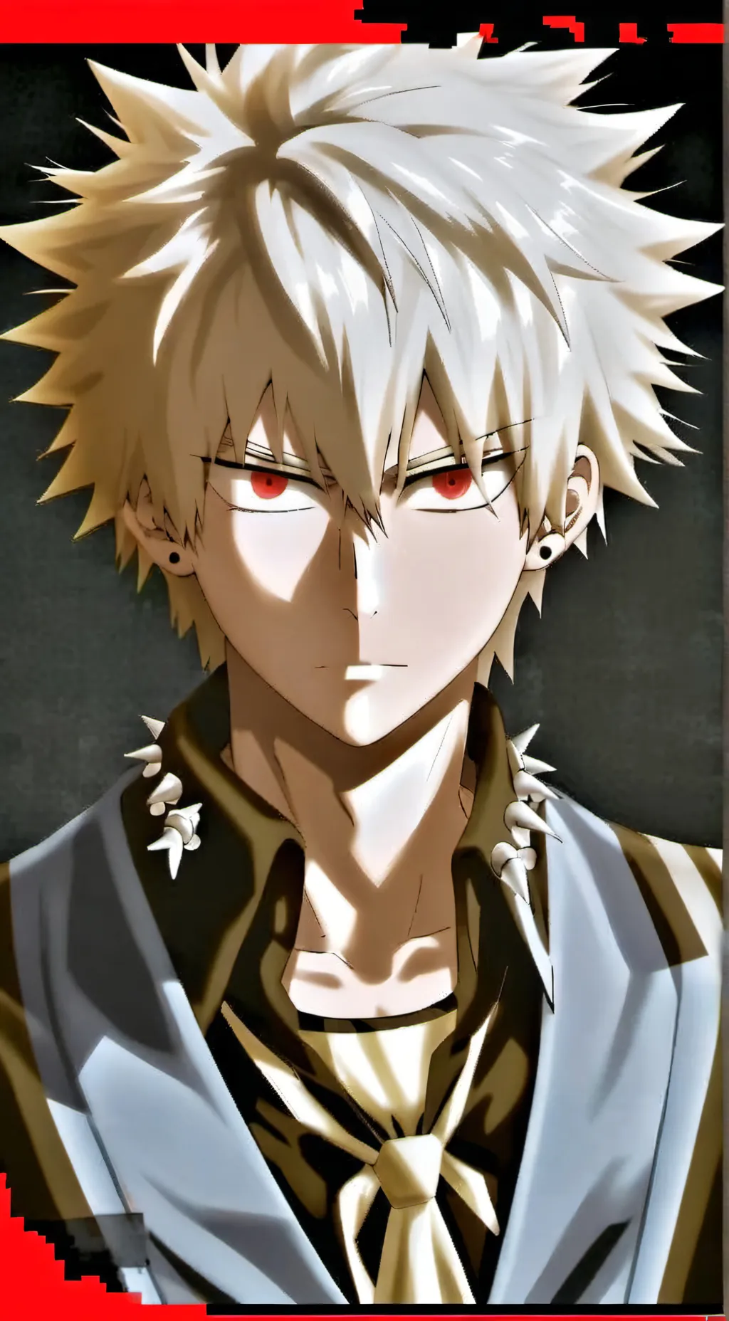 ai character: katsuki bakugo  background