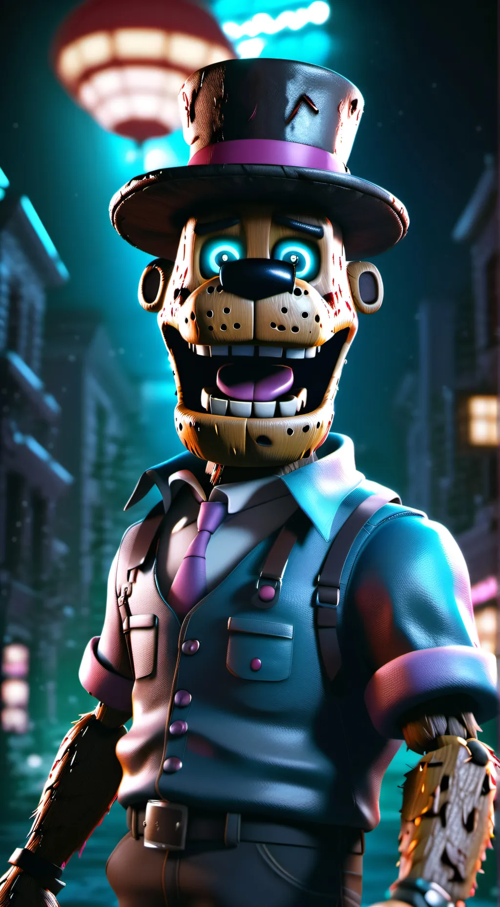 ai character: Fnaf sb background