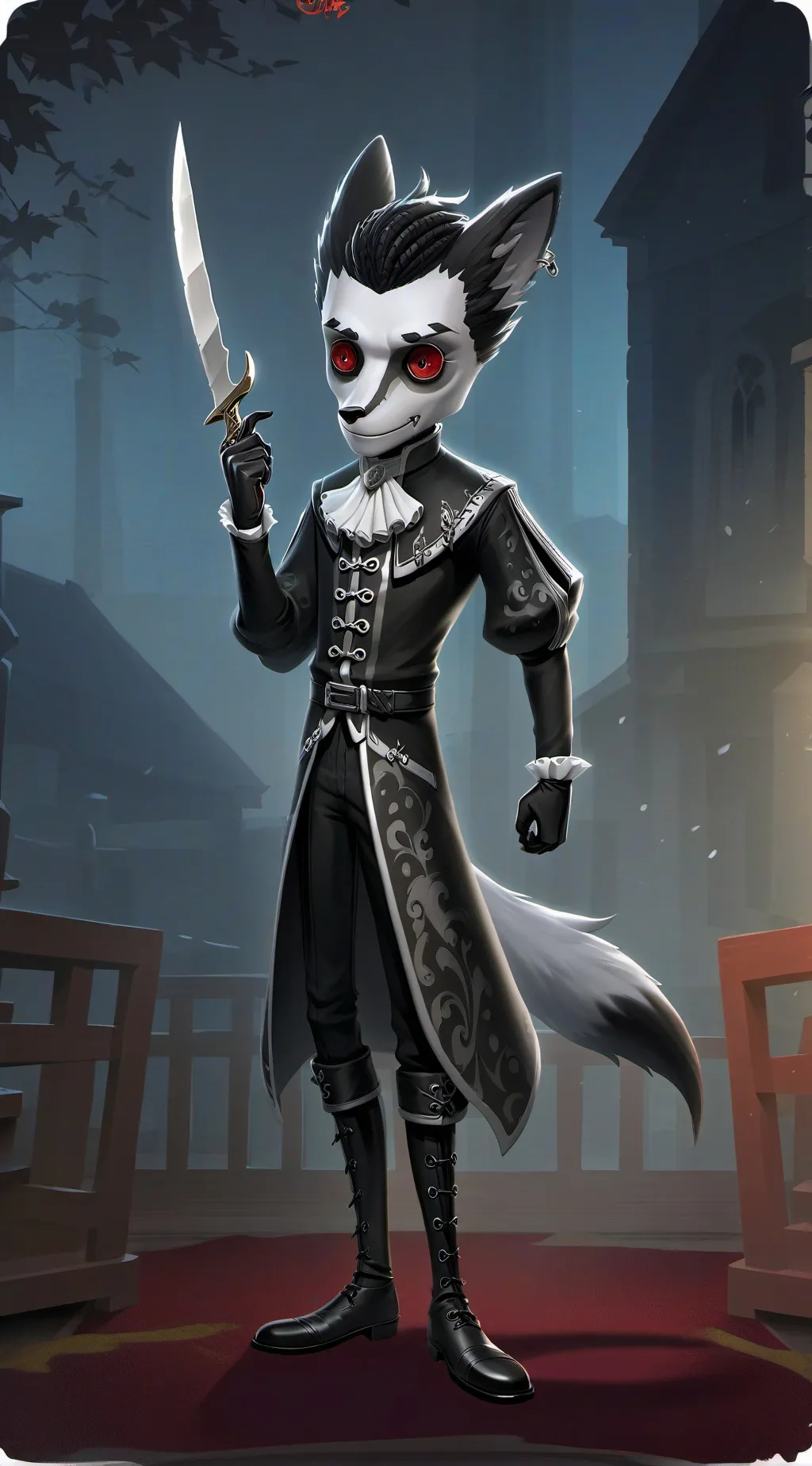 ai character: DW!!!!! background