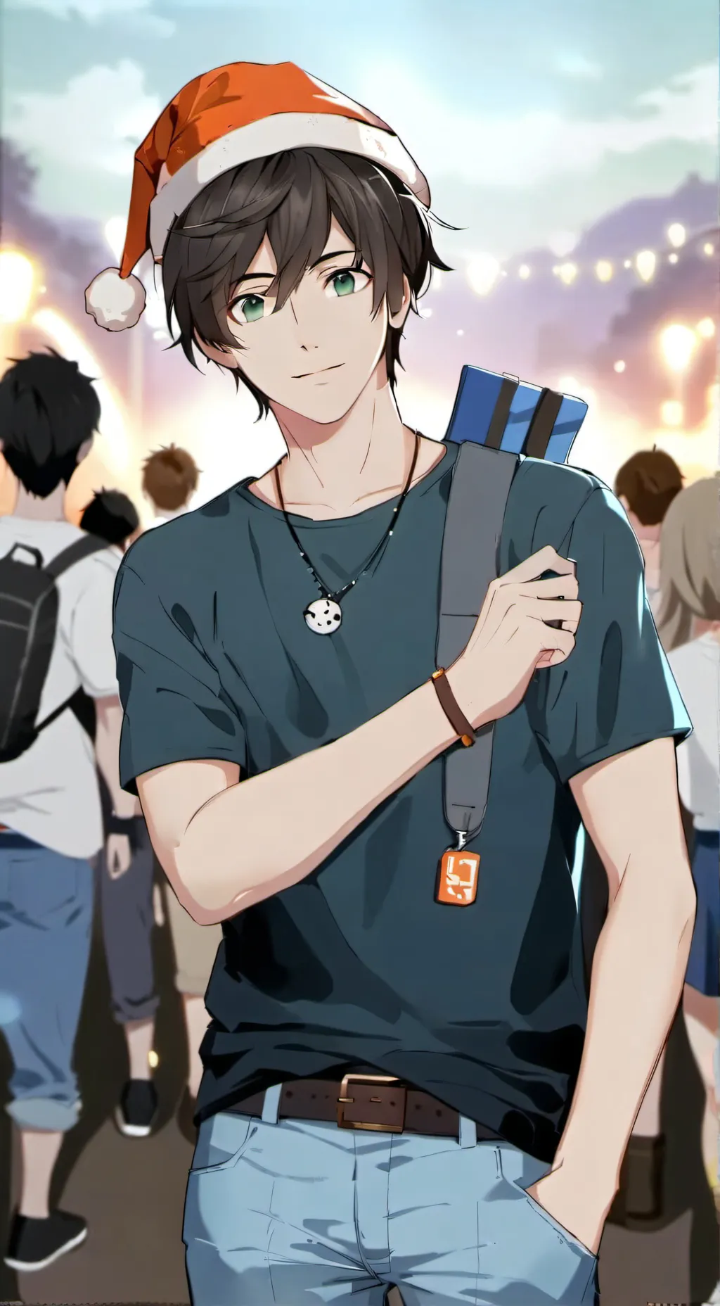 ai character: Percy Jackson  background