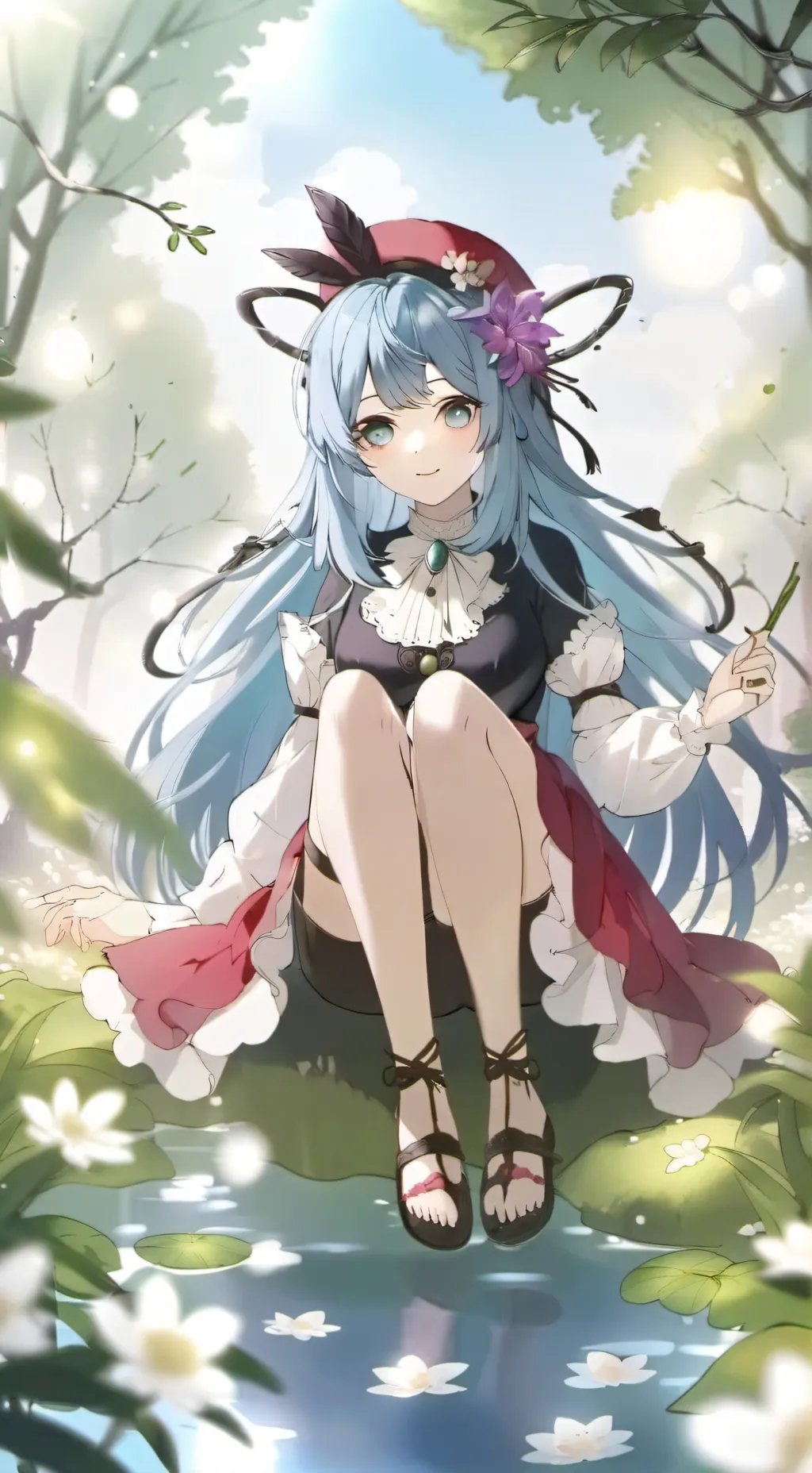 ai character: melani background