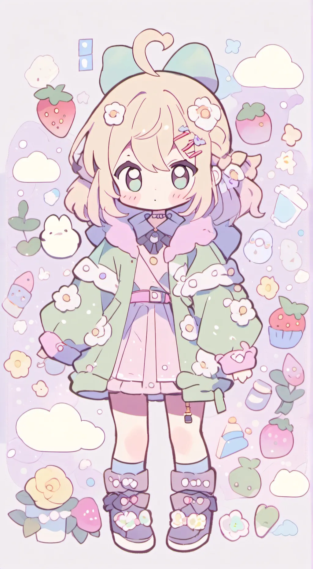 ai character: Eva  background