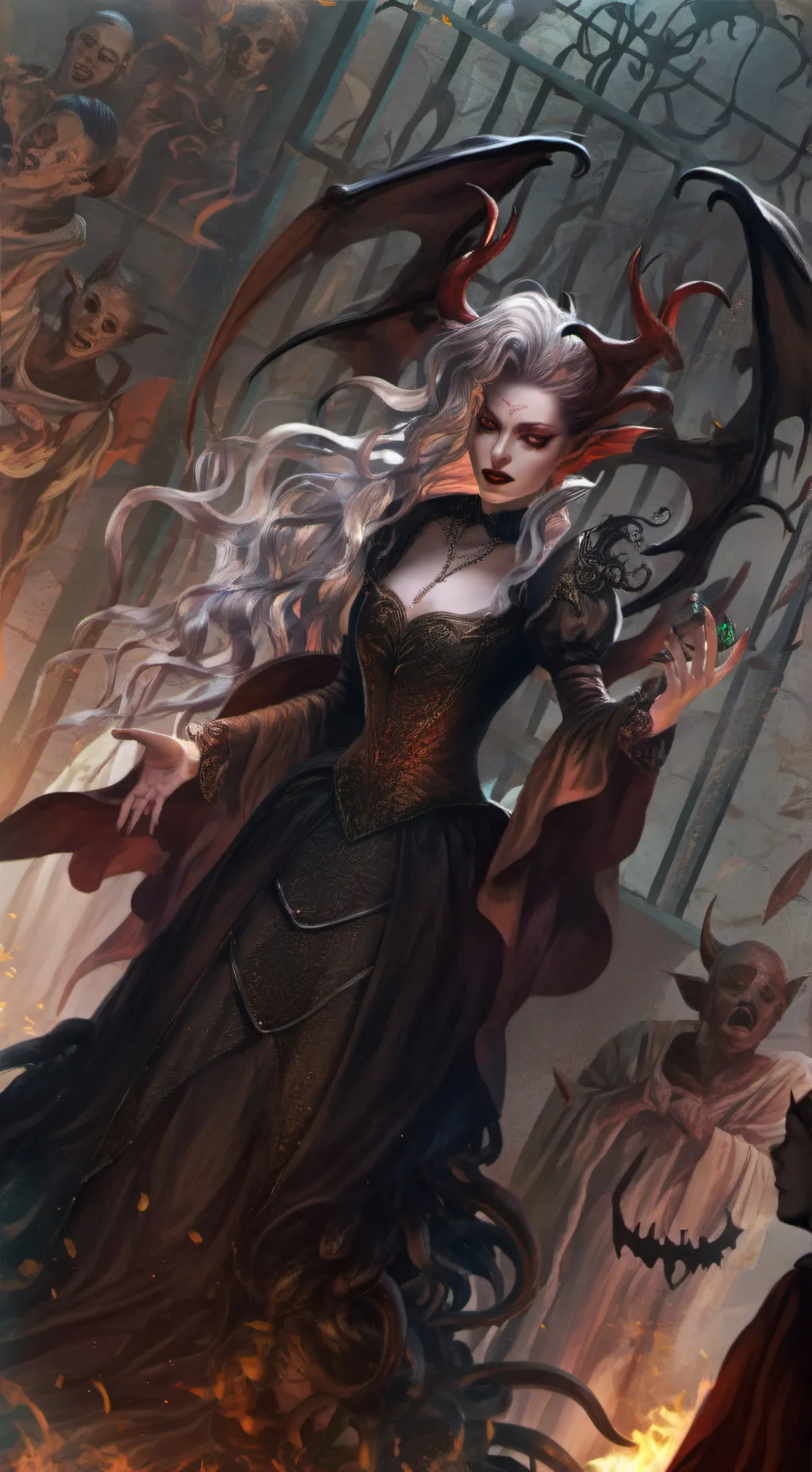 ai character: aria background