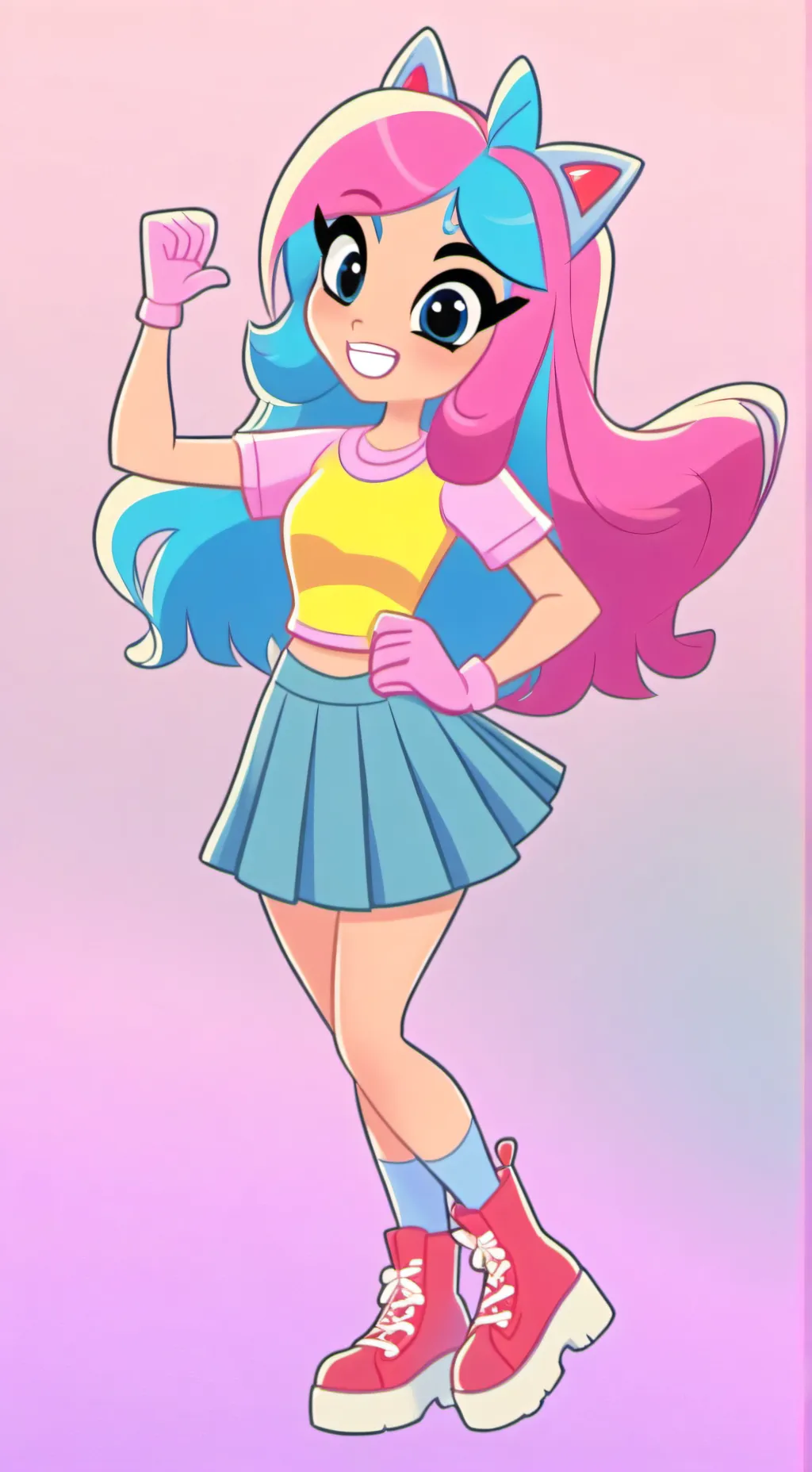 ai character: Unikitty background