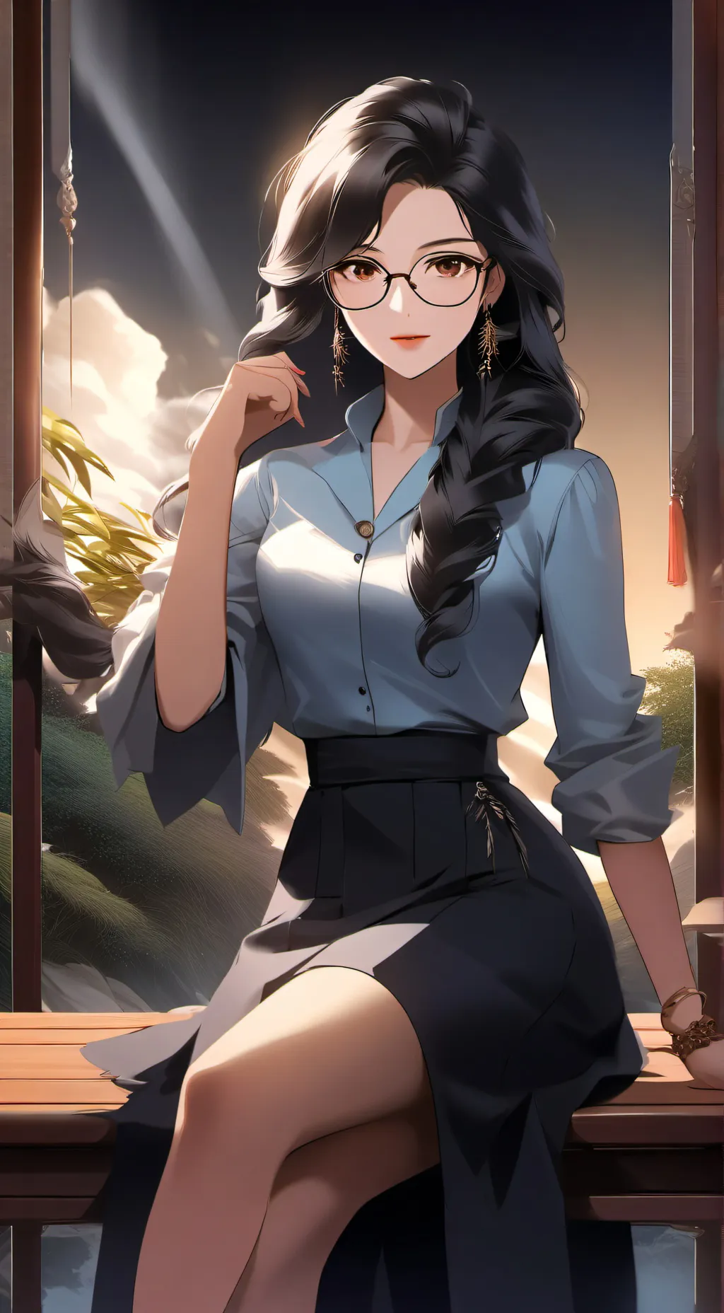 ai character: Himiko background