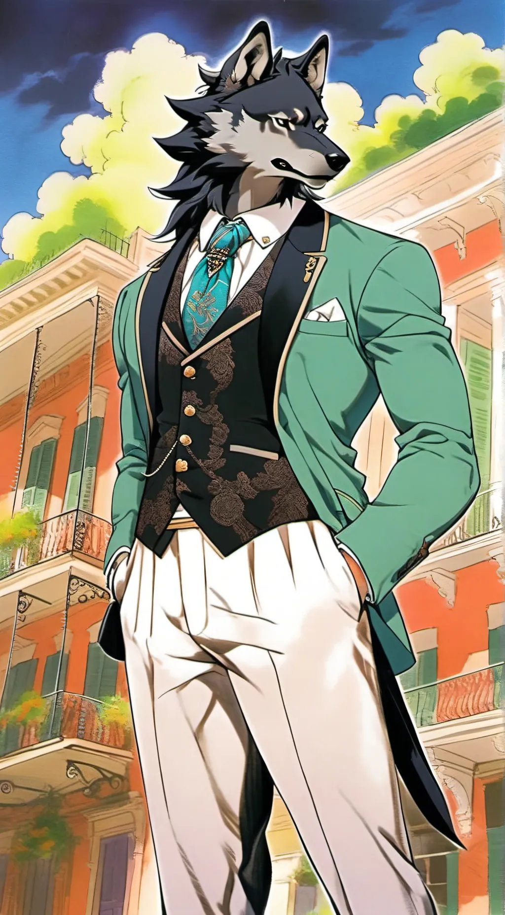 ai character: Xavier  background