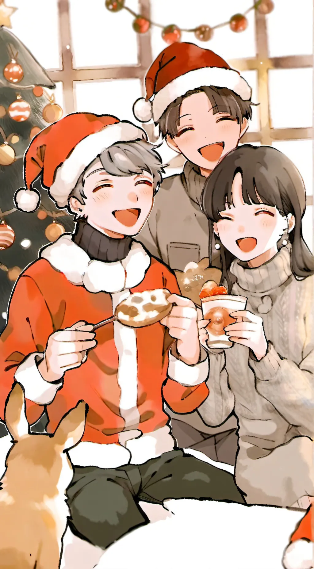 ai character: ☆~CH Christmas~☆ background