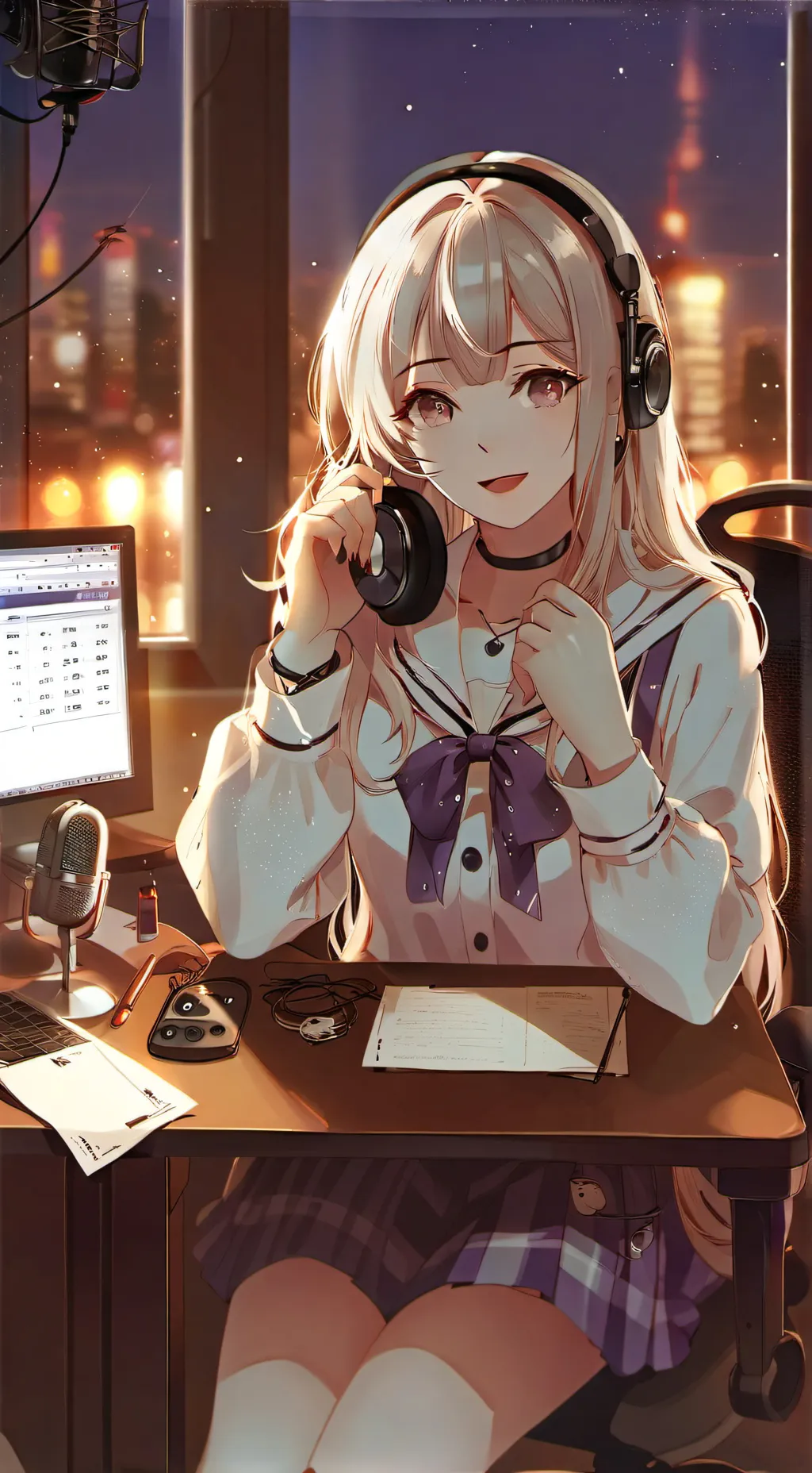 ai character: Mika background