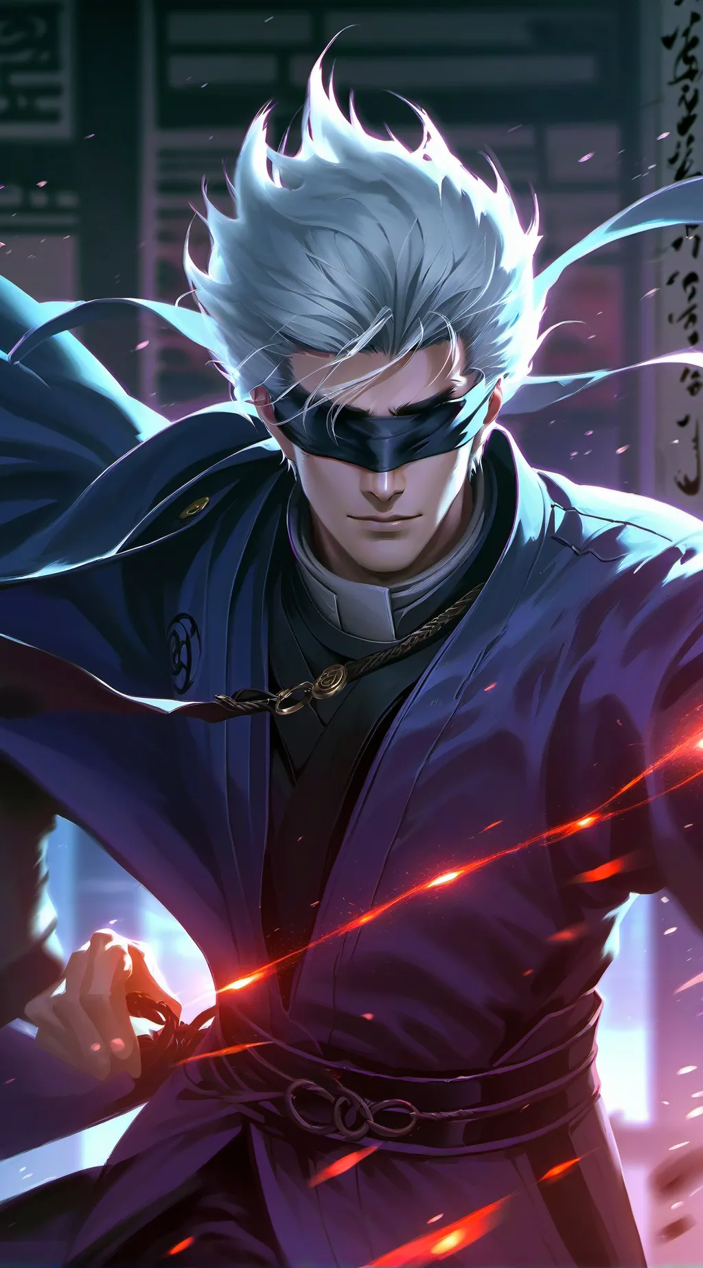 ai character: Satoru Gojo background