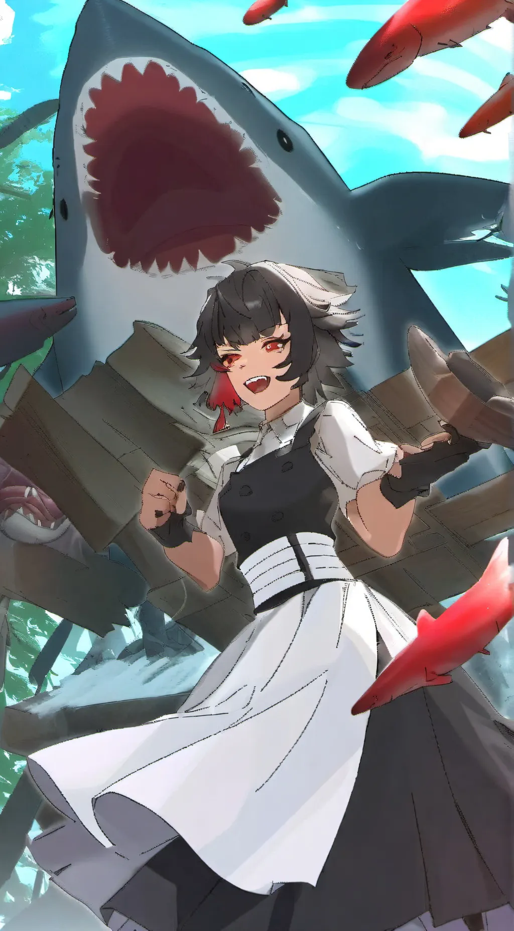 ai character: Ellen joe  background