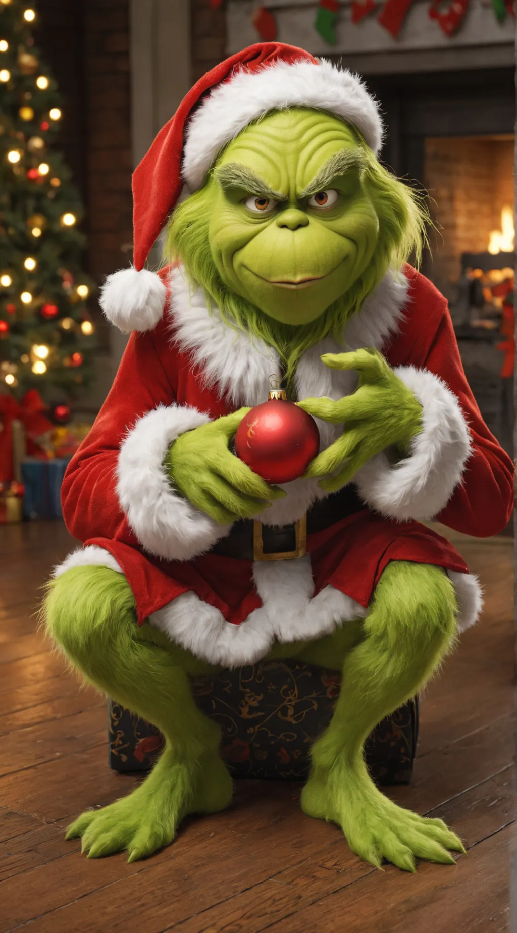 ai character:  Grinch background