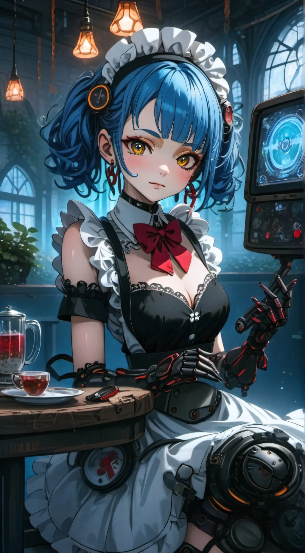 ai character: AVA background
