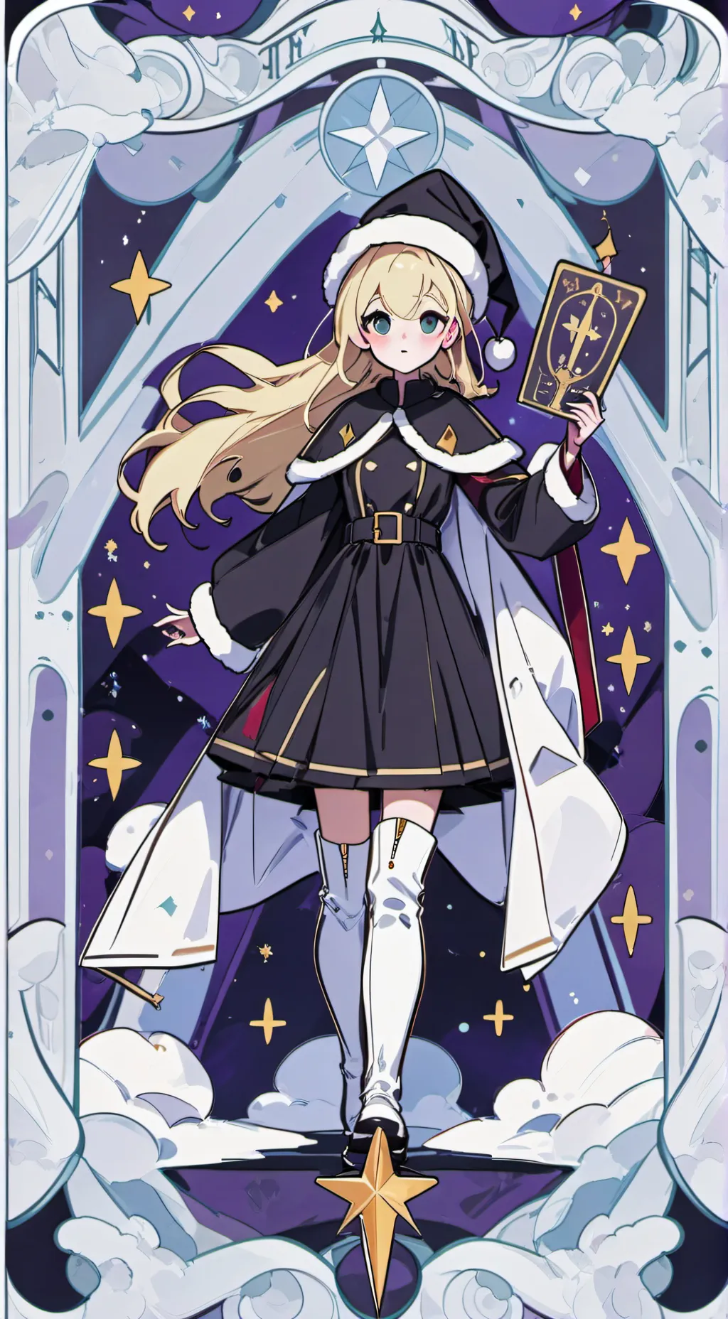 ai character: Eve/chrismas/liv background