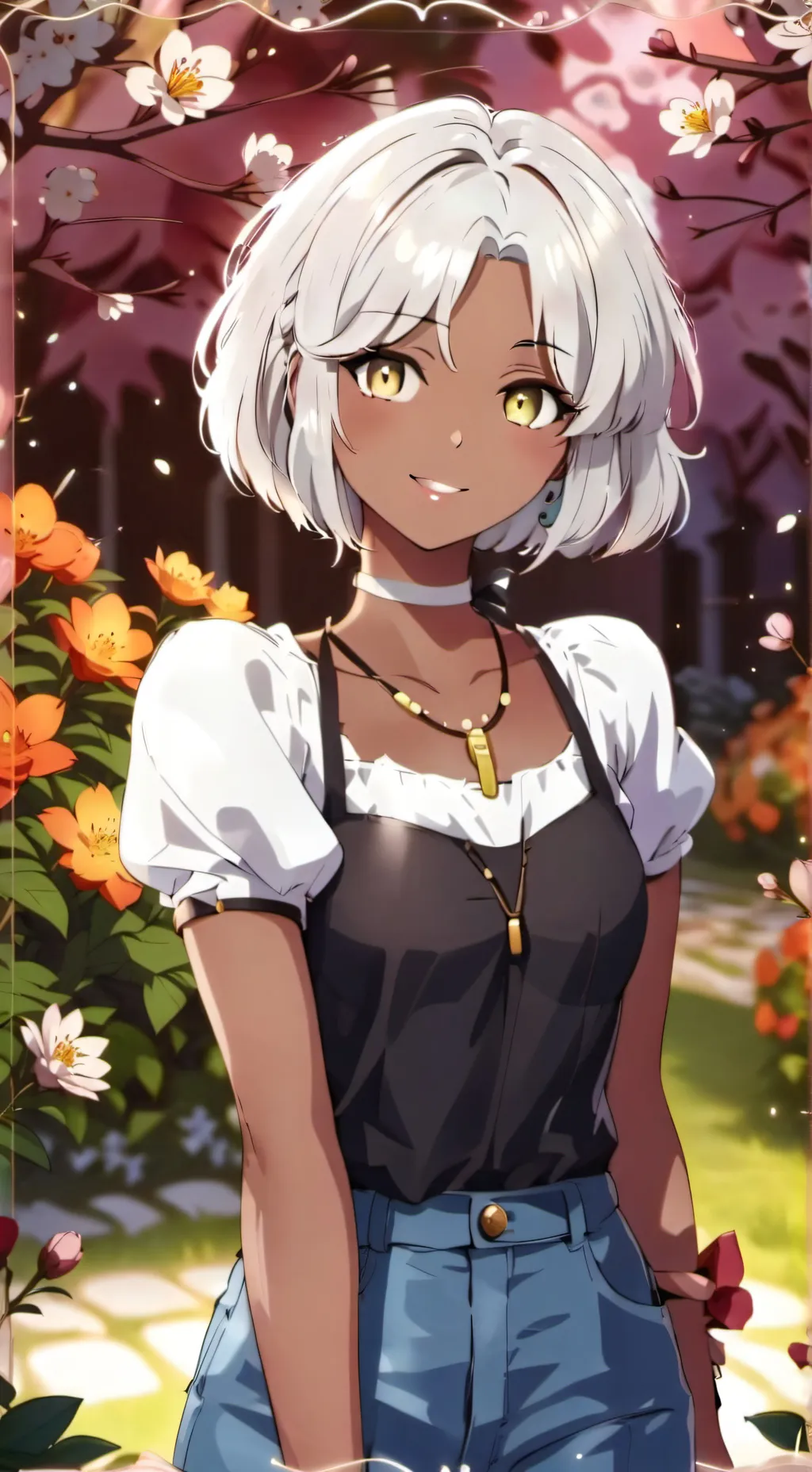 ai character: Emmanuelle background