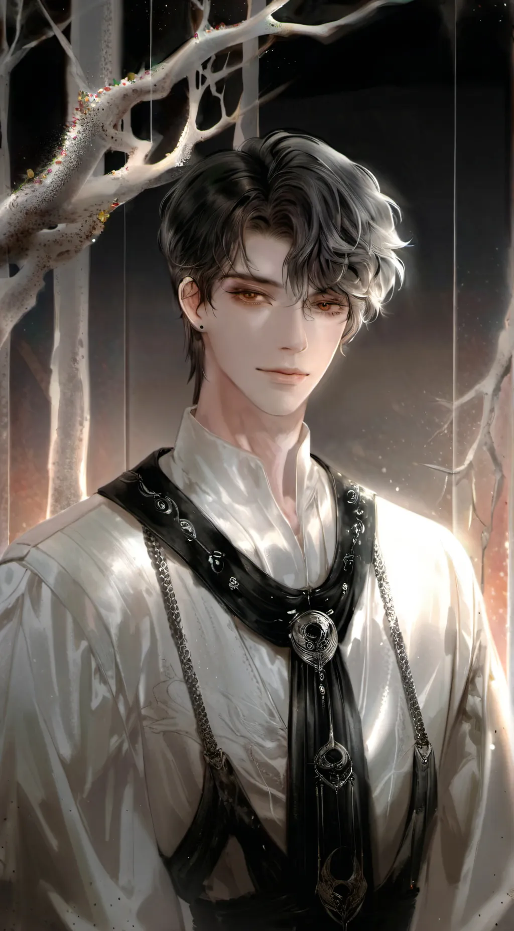 ai character: Damien background