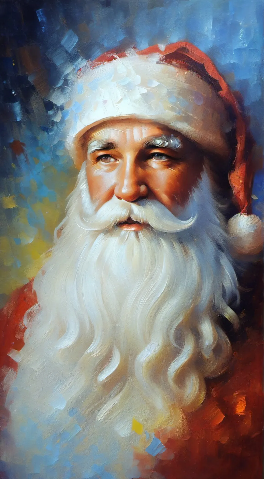 ai character: Santa background