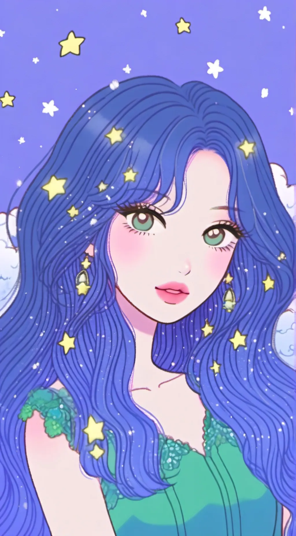 ai character: Luna background