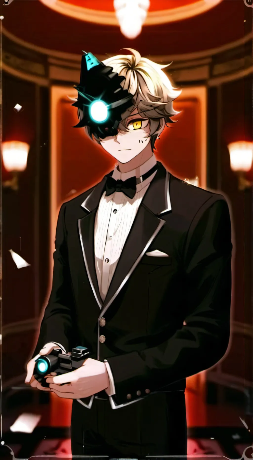 ai character: Uzi x N!!! background