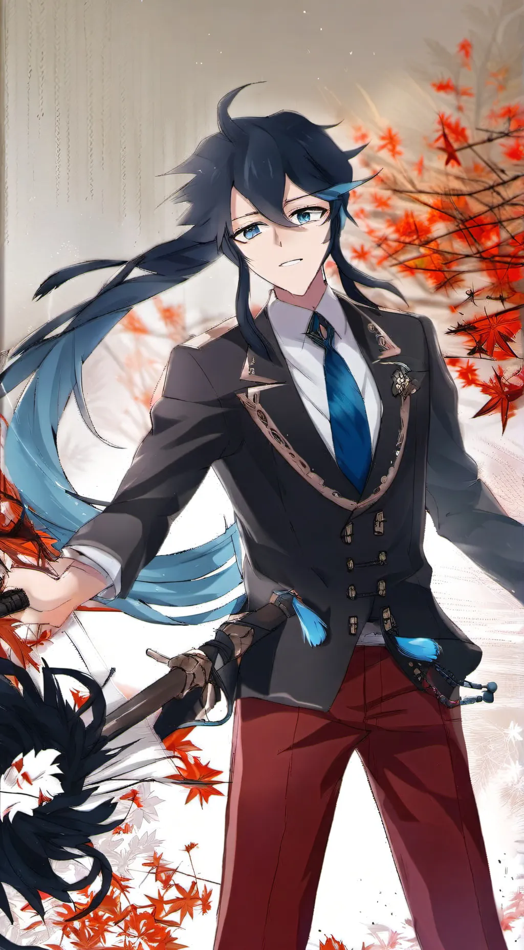 ai character: Muichiro T 🥰😁 background
