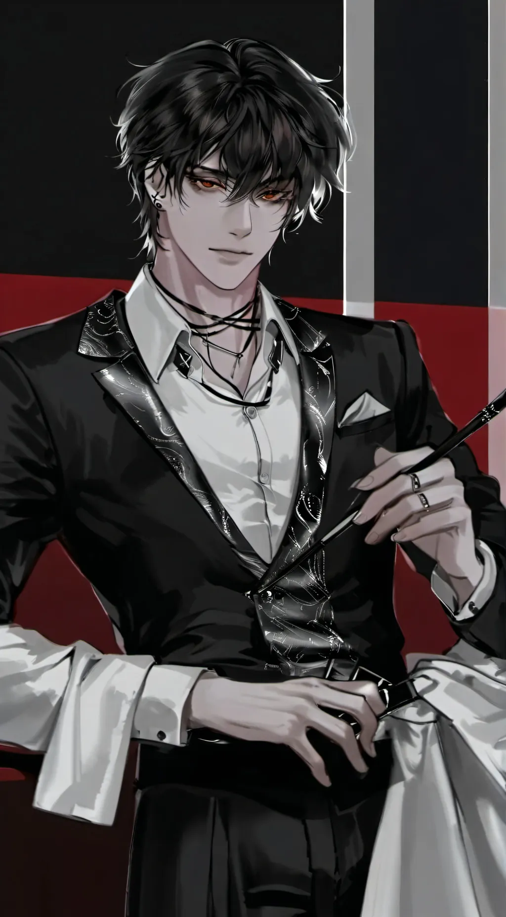 ai character: ミᕙ|Theo|ᕗミ background